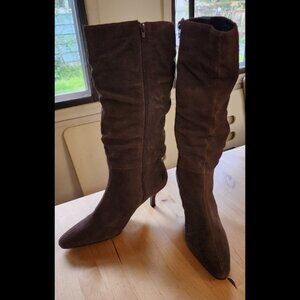 Wide Calf Suede Boots made by Silhouettes